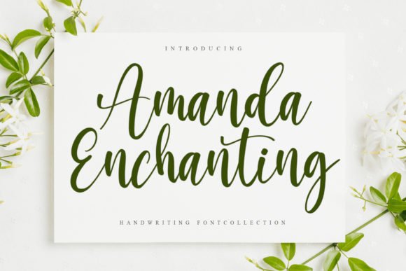 Amanda Enchanting Font - Featured Image