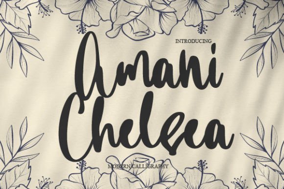 Amani Chelsea Font - Featured Image