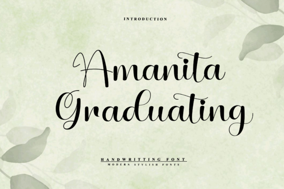 Amanita Graduating Font - Featured Image
