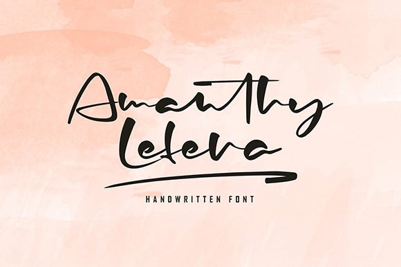 Amanthy Lefera Font - Featured Image