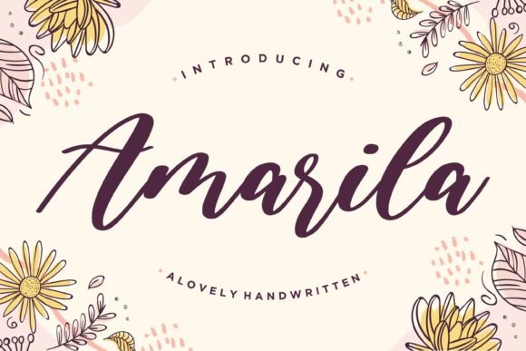Amarila Font - Featured Image