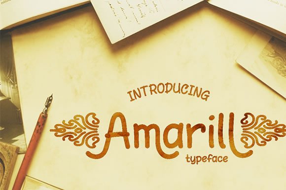 Amarill Font - Featured Image