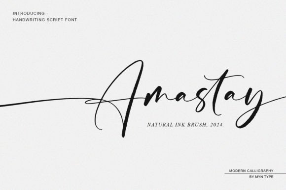 Amastay Font - Featured Image