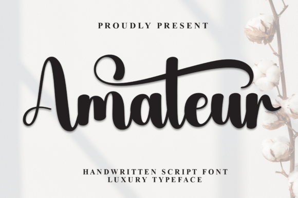 Amateur Font - Featured Image