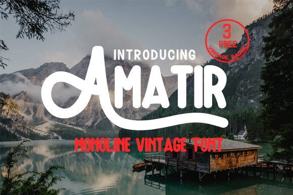 Amatir Font - Featured Image