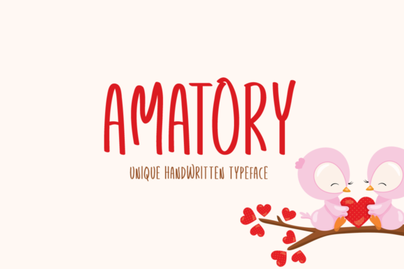 Amatory Font - Featured Image