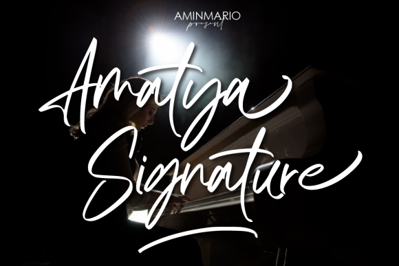 Amatya Signature Font - Featured Image