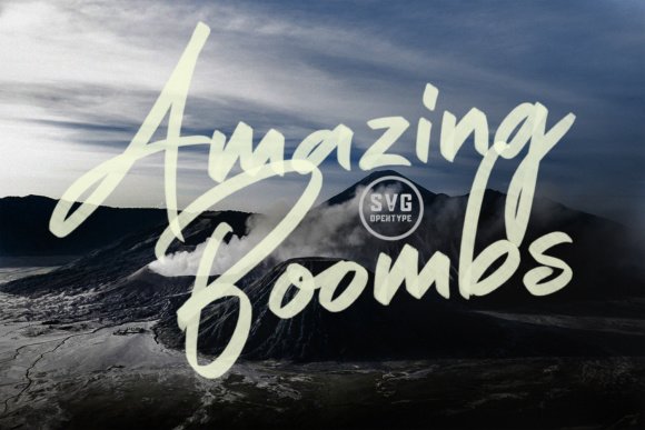 Amazing Boombs Font - Featured Image