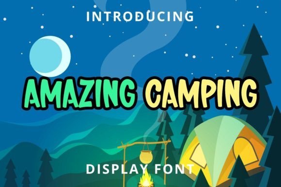 Amazing Camping Font - Featured Image