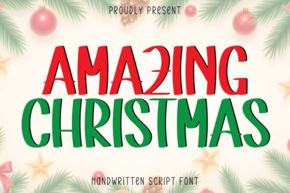 Amazing Christmas Font - Featured Image