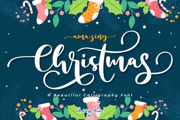 Amazing Christmas Font - Featured Image