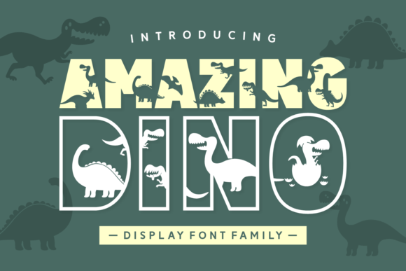 Amazing Dino Font - Featured Image