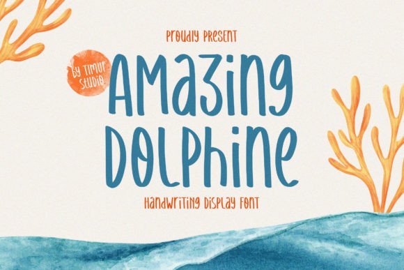 Amazing Dolphine Font - Featured Image