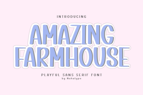 Amazing Farmhouse Font - Featured Image