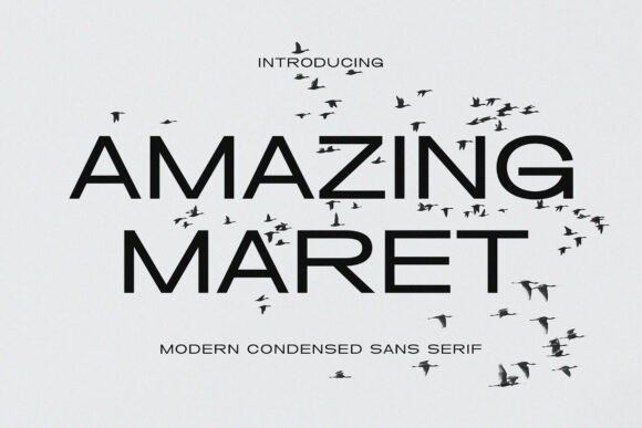 Amazing Maret Font - Featured Image