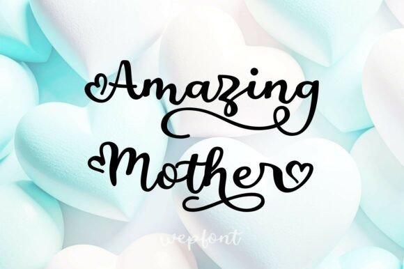 Amazing Mother Font - Featured Image
