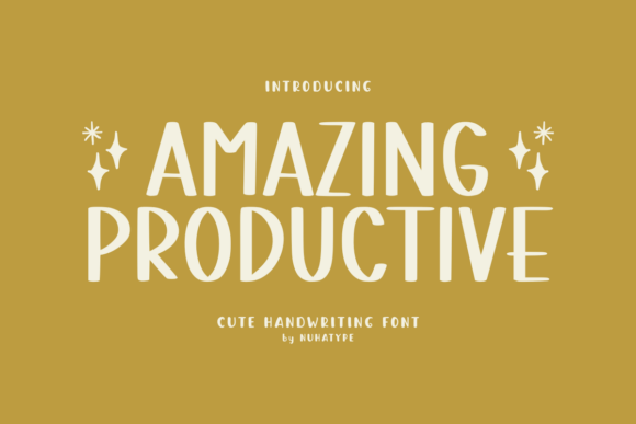 Amazing Productive Font - Featured Image