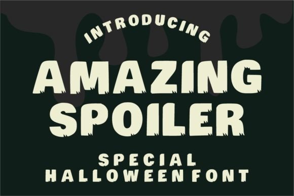 Amazing Spoiler Font - Featured Image