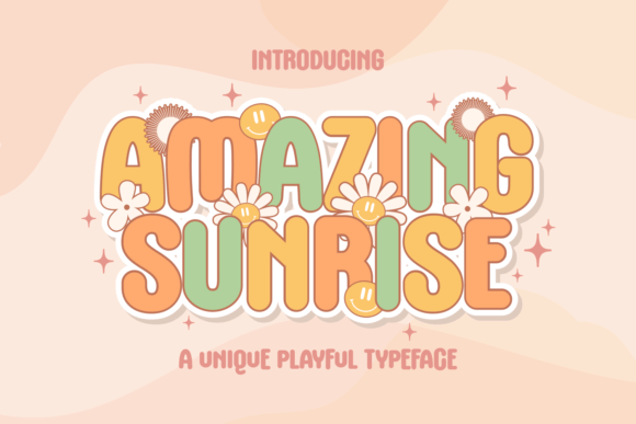 Amazing Sunrise Font - Featured Image