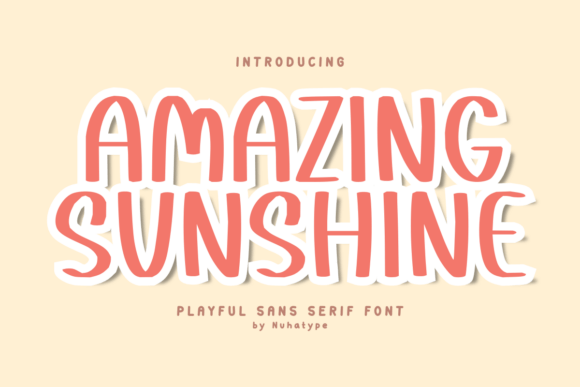 Amazing Sunshine Font - Featured Image