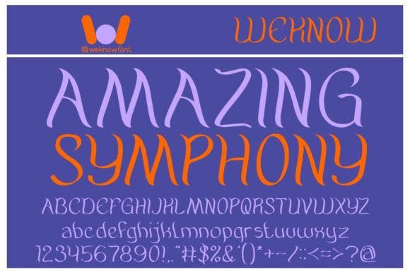 Amazing Symphony Font - Featured Image