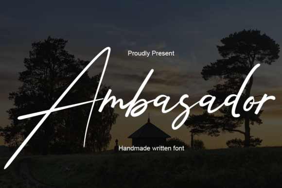 Ambasador Font - Featured Image