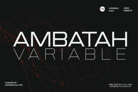 Ambatah Variable Font - Featured Image