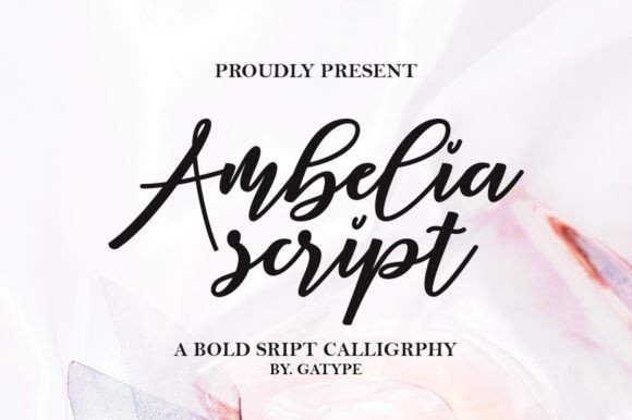 Ambelia Script Font - Featured Image