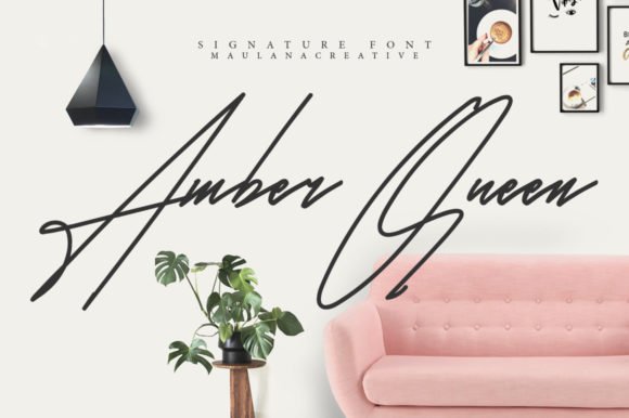 Amber Queen Font - Featured Image