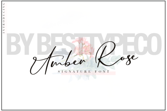 Amber Rose Font - Featured Image