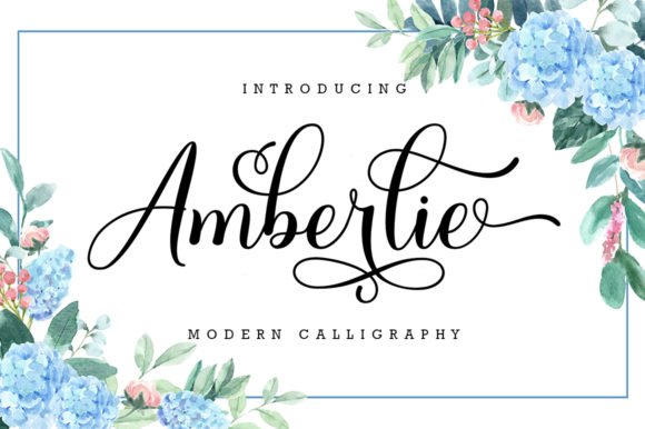 Amberlie Font - Featured Image