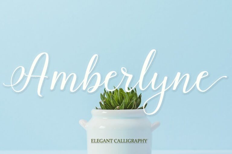 Amberlyne Font - Featured Image