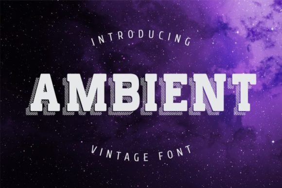 Ambient Font - Featured Image