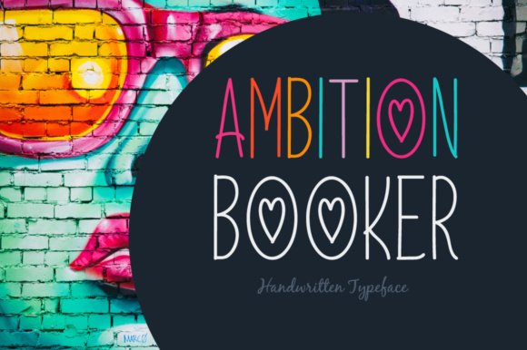 Ambition Booker Font - Featured Image