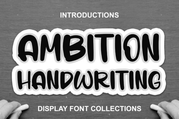 Ambition Handwriting Font - Featured Image