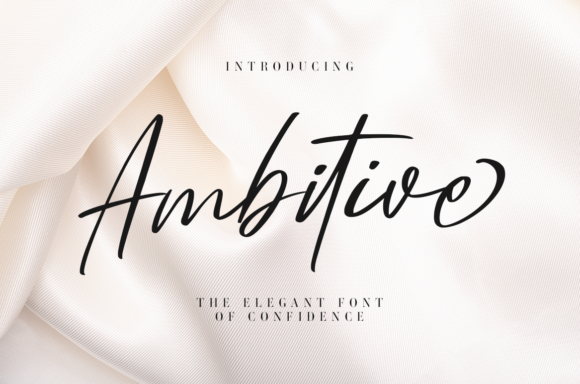 Ambitive Font - Featured Image