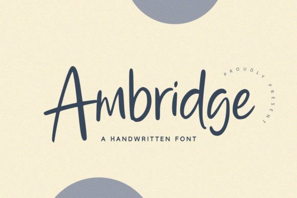 Ambridge Font - Featured Image