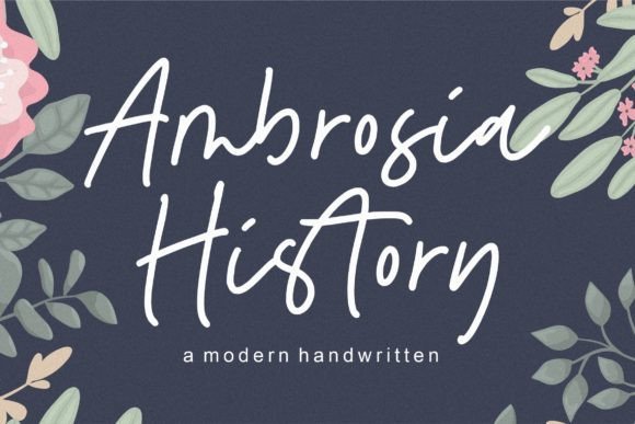 Ambrosia History Font - Featured Image