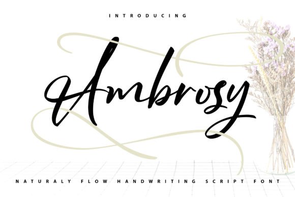 Ambrossy Font - Featured Image