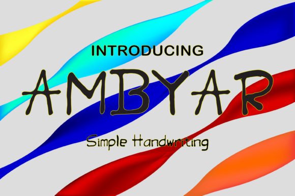 Ambyar Font - Featured Image