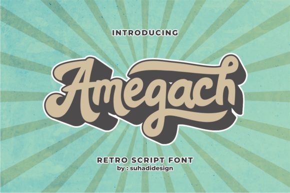 Amegach Font - Featured Image
