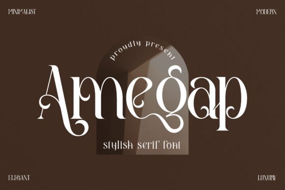 Amegap Font - Featured Image