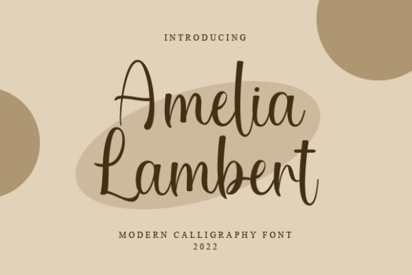 Amelia Lambert Font - Featured Image
