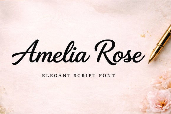 Amelia Rose Font - Featured Image