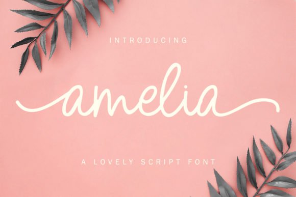 Amelia Script Font - Featured Image