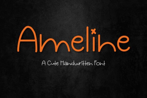 Ameline Font - Featured Image