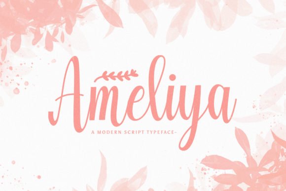 Ameliya Font - Featured Image