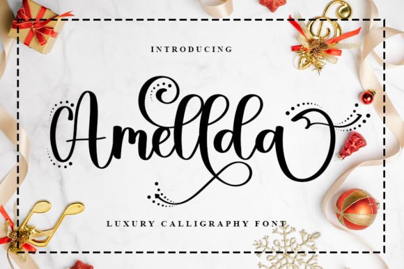 Amellda Font - Featured Image