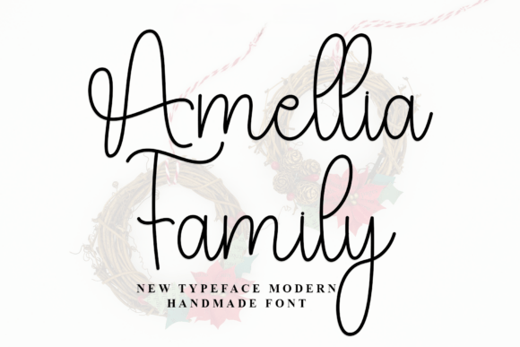 Amellia Family Font - Featured Image