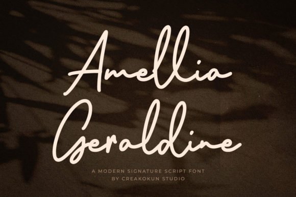 Amellia Geraldine Font - Featured Image